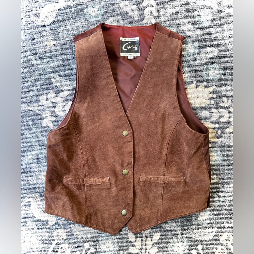 Global Identity Leather Vest